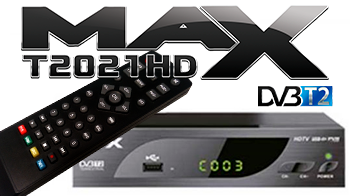 MAX T2021HD DVB-T2 MPEG4 FULL HD TERRESTRIAL & IPTV(Youtube....)