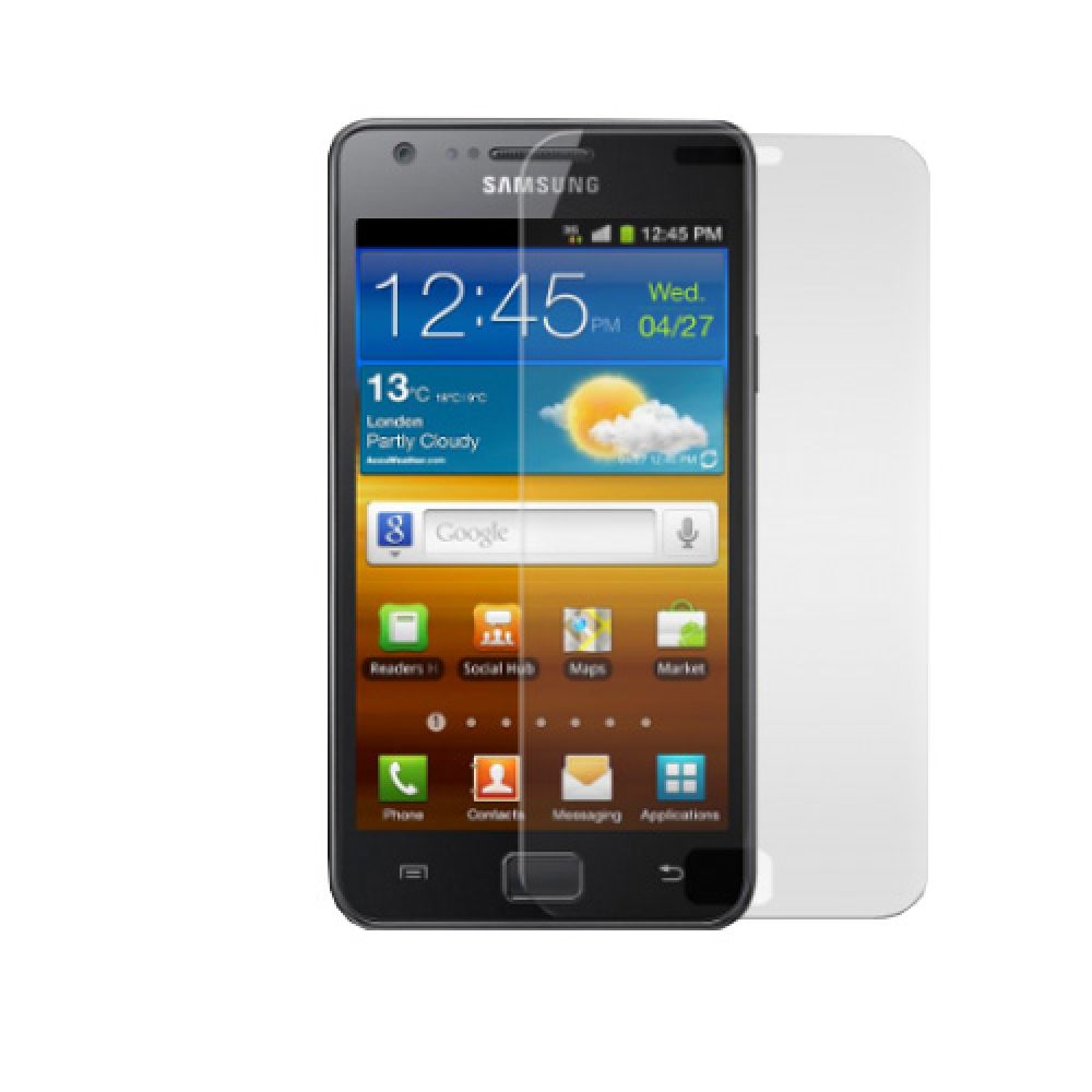 OEM protector tempered glass for Samsung Galaxy S2, 0.3mm, Transparent - 52115 