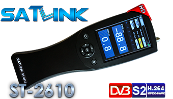 SATLINK SP-2610 DVB-S/S2 HD Digital Satellite TV Finder  4” Touch Screen LCD 