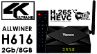 Tanix TX6s-P Allwiner h616 Smart tv box 4k 2g 8g android 10.0