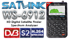 Satlink WS-6912 HD DVB-S2 Spectrum Analyzer ΔΟΡΥΦΟΡΙΚΟ ΠΕΔΙΟΜΕΤΡΟ SATFINDER