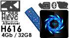 X96Q MAX Smart TV Box Android 10.0 4GB 4GB 32GB Allwinner H616 Quad Core 1080P H.265 4K 2.4&5G Wifi