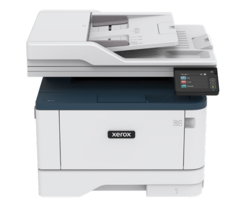 Xerox B315 A4 mono MFP 40ppm. Print, Copy, Flatbed scan with RADF, Fax. Duplex, network