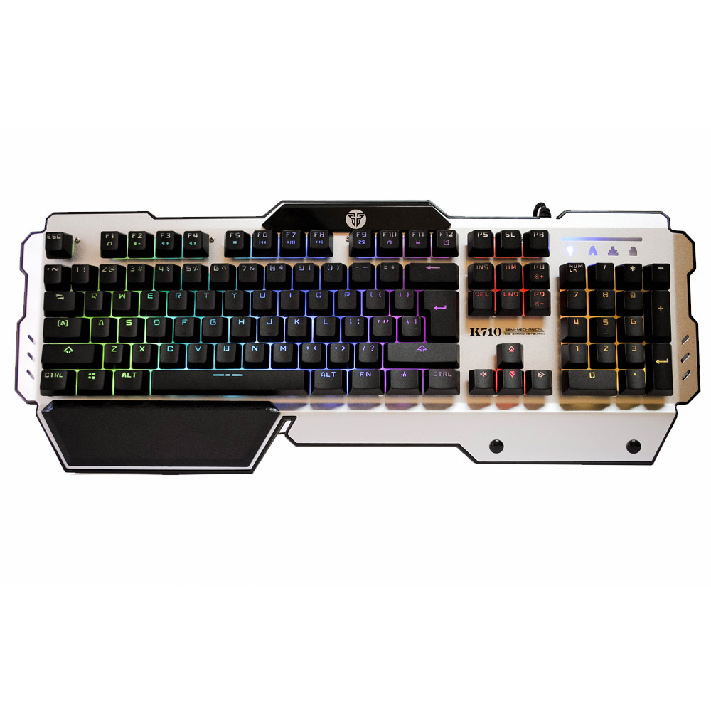 FanTech K710 Semi-Mechanical Gaming keyboard, Black - 6066