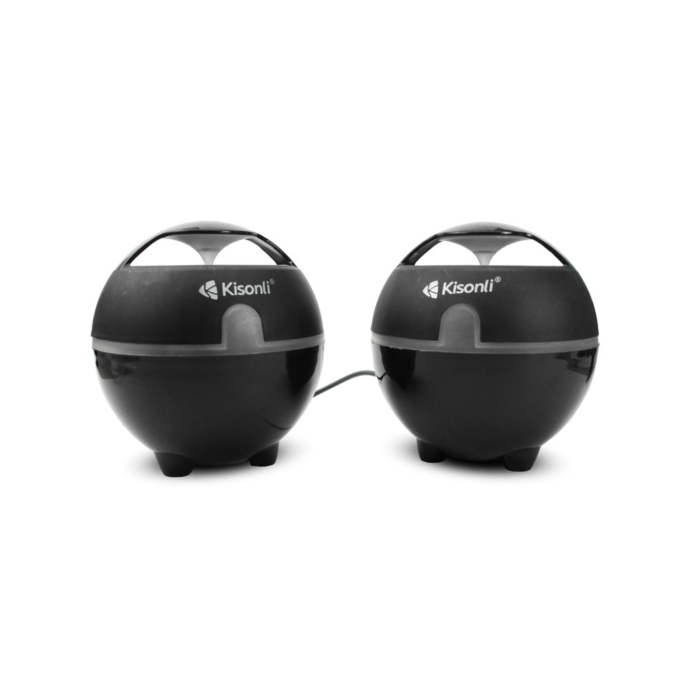 Kisonli S-999 Speakers 3W*2, USB, Black - 22040 