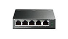 TP-Link  Switch TL-SG105PE, v.2 5x GbE ports, manageable, PoE+, 60W, up to 32 VLANs 