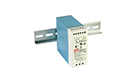 MW MDR-60-48 AC-DC Industrial DIN rail power supply Output 48Vdc at 1.25A plastic case