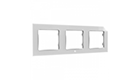 Shelly Wall Frame 3 - White White Wall Switch for Smart Relays