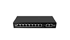 GVS CLX-POE9010-FB 8 + 2 uplink port switch