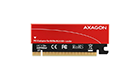AXAGON PCEM2-S  PCEM2-S PCI-E 3.0 16x - M.2 SSD NVMe, up to 80mm SSD, low profile, cooler