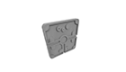 BC-02 Solid base for NX and Speed mounting boxes gray