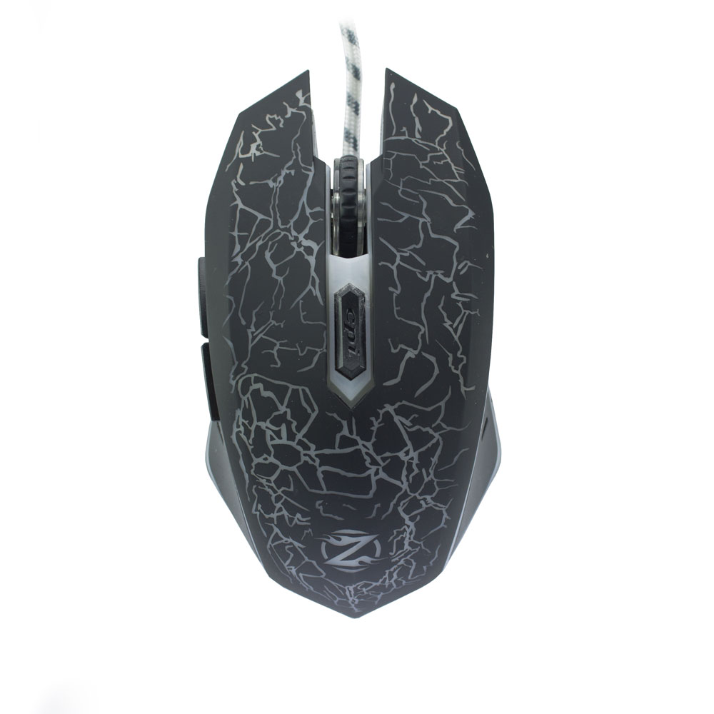ZornWee Hell FIre Gaming mouse, Optical, Black - 979